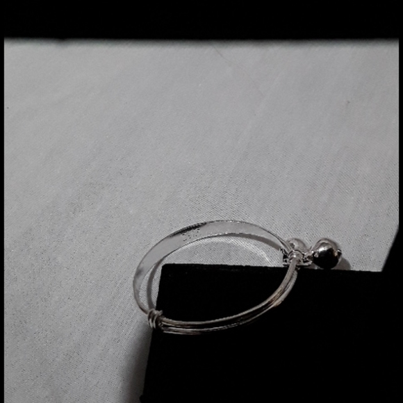Baby girl Somebody loves me sterling bracelet bell - Picture 4 of 4
